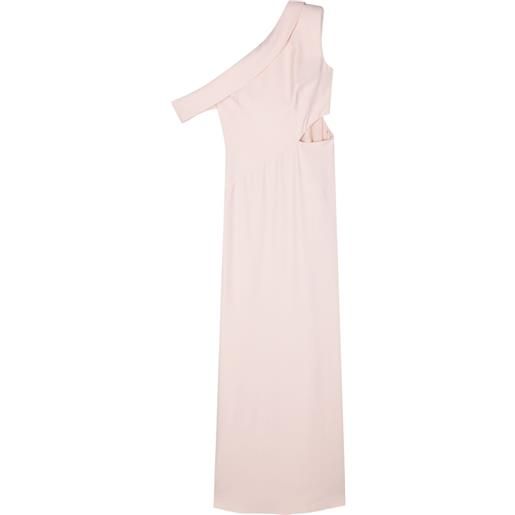 Alexander McQueen abito lungo asimmetrico - rosa