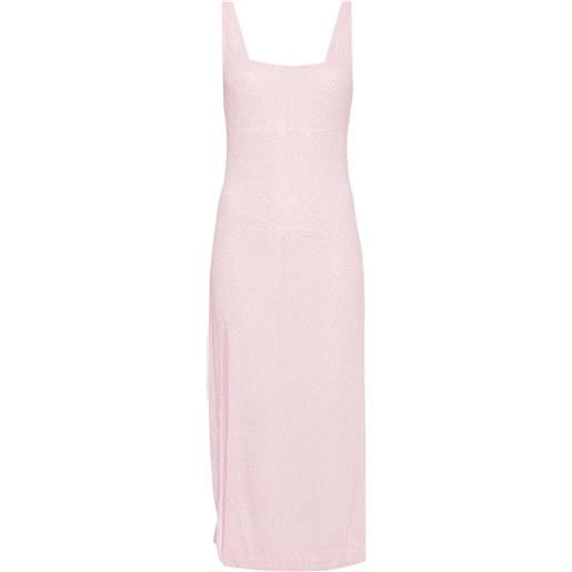 STAUD abito midi le sable - rosa