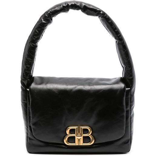 Balenciaga borsa a spalla monaco piccola - nero