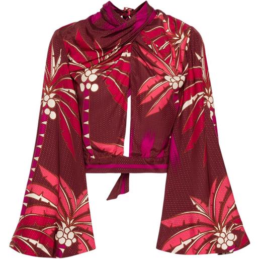 Johanna Ortiz top great improvisation - rosso