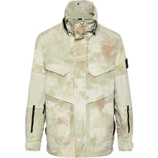 Stone Island giacca con cappuccio - verde