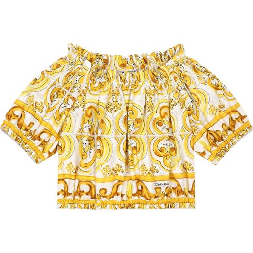 Dolce & Gabbana Kids blusa - giallo