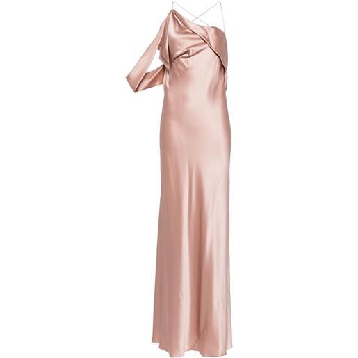 Michelle Mason abito da sera asimmetrico - rosa