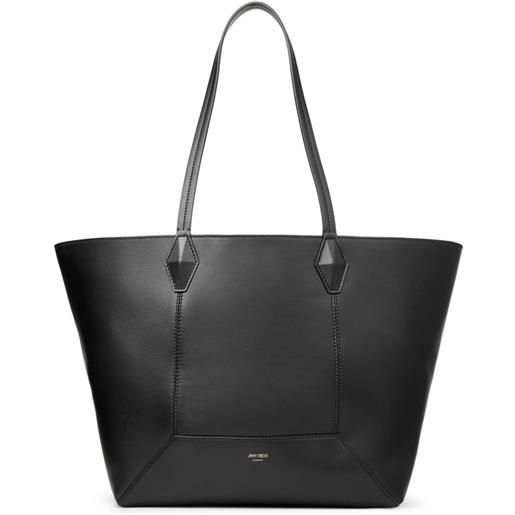Jimmy Choo borsa tote diamond media - nero