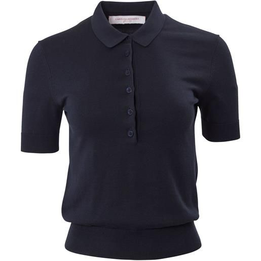 Carolina Herrera polo in maglia - blu