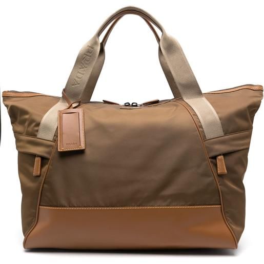 Prada borsone con logo - f0594 brown