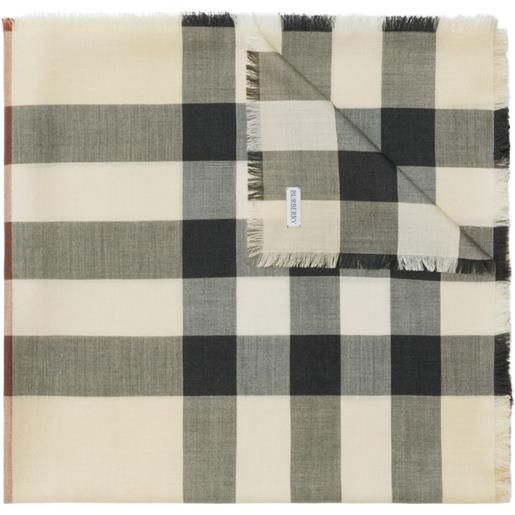 Burberry sciarpa a quadri - toni neutri