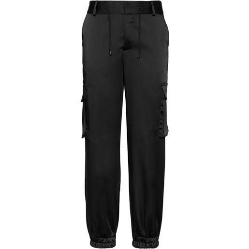 Philipp Plein cargo in cotone - nero