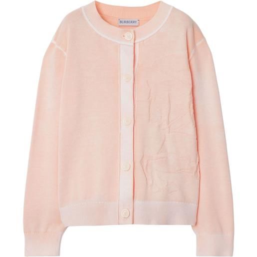Burberry Kids cardigan cordelia ekd - rosa