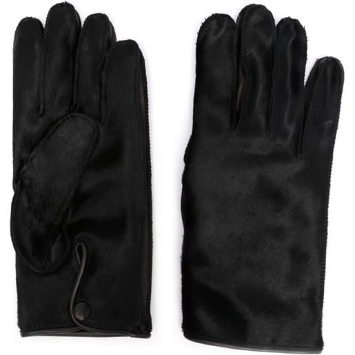 Maison Margiela guanti con dettaglio cuciture - nero