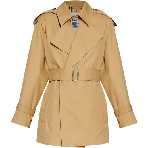 Burberry trench con cintura - toni neutri