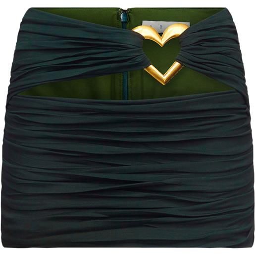 AREA minigonna con dettaglio cut-out - verde