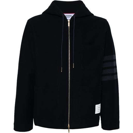 Thom Browne giacca con dettaglio a 4 righe - blu