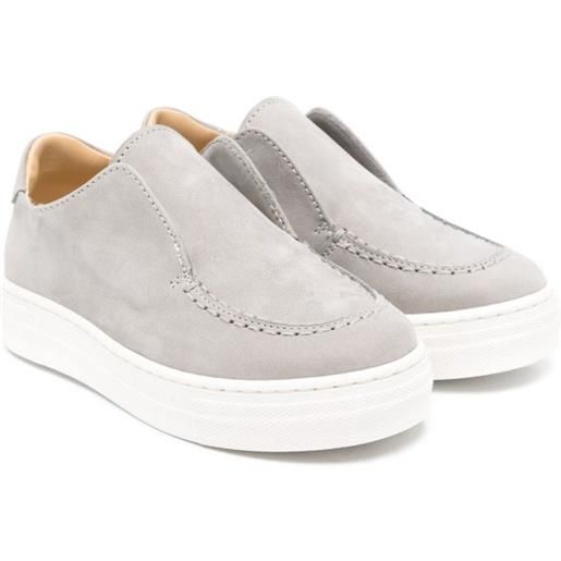 Andrea Montelpare mocassini in suede - grigio