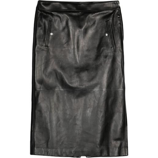 Alexander McQueen gonna a vita bassa - nero