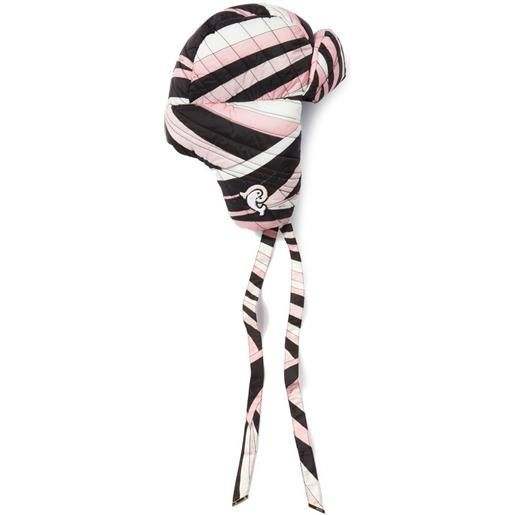 PUCCI cappello chapkta con stampa - rosa