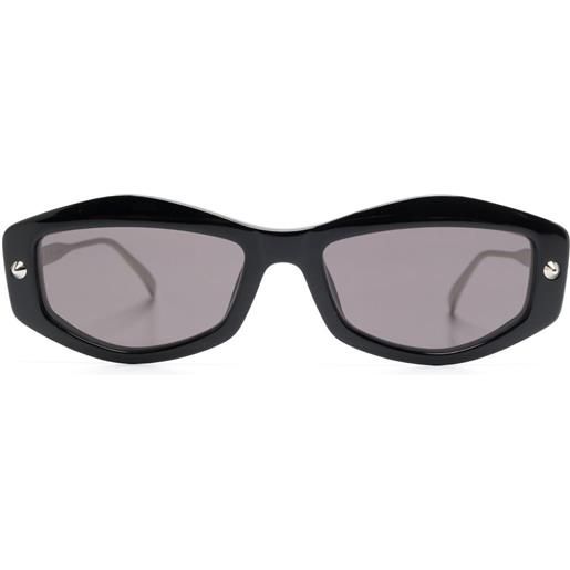 Alexander McQueen Eyewear occhiali da sole geometrici - nero