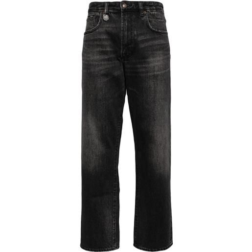 R13 jeans dritti - nero