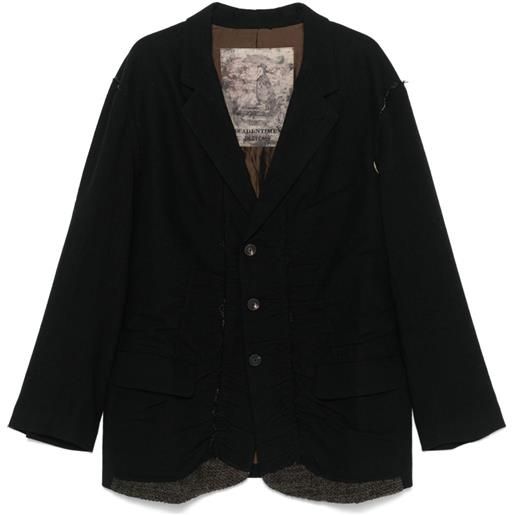 Ziggy Chen blazer in twill - nero