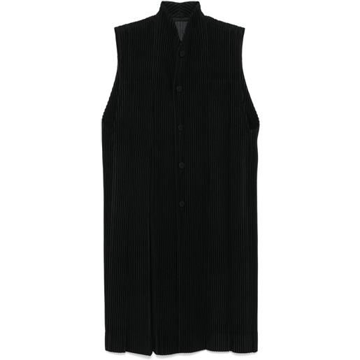 Homme Plissé Issey Miyake canotta tucked - nero