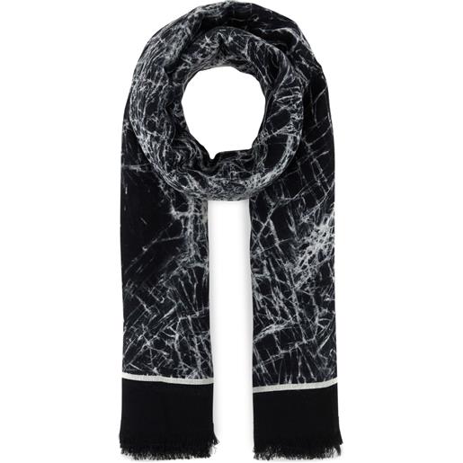 Alexander McQueen sciarpa pesante - nero