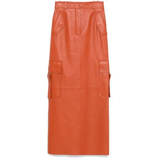 ZIMMERMANN gonna lunga illustration - arancione