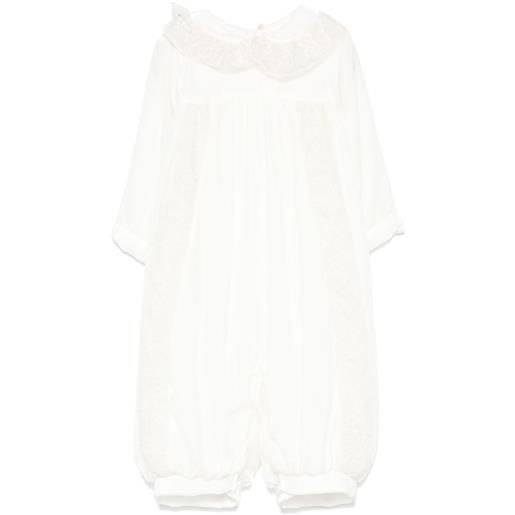 FYMNSI Set 3 Pezzi Per Neonata: Tutina In Velluto Senza Maniche Con Calzini E Fascia Per Capelli, Per Battesimo E Primo Compleanno
