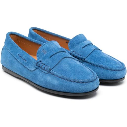 Tod's Kids mocassini city gommino - blu