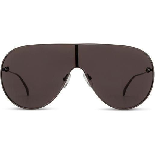 Alexander McQueen Eyewear occhiali da sole oversize - grigio