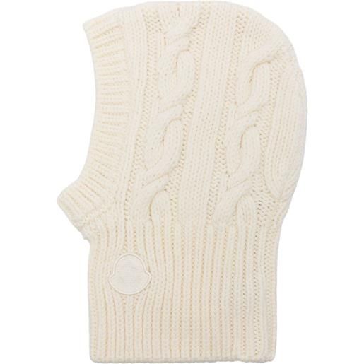 Moncler passamontagna in lana vergine - toni neutri