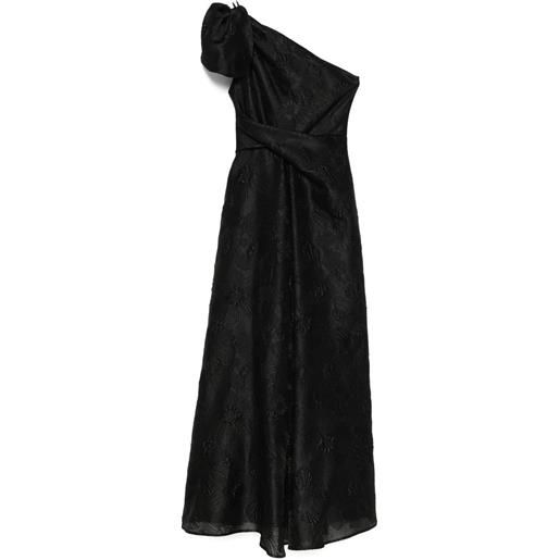 Talbot Runhof abito lungo mossana1 - nero