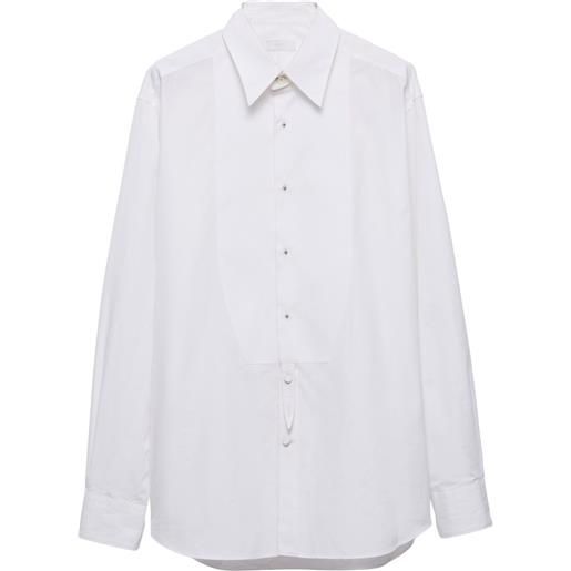 Prada camicia in cotone - bianco