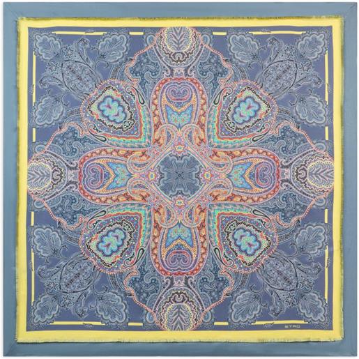 ETRO foulard con stampa paisley - blu