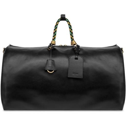 Moschino borsone con zip - nero