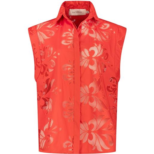 Silvia Tcherassi blusa rina - rosso