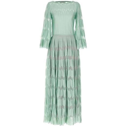 Antonino Valenti abito mariko mori lungo - verde