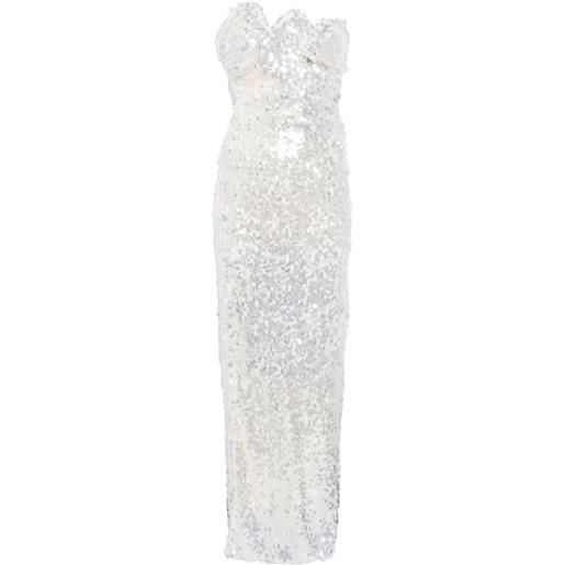 Christopher Esber abito lungo opaline - bianco