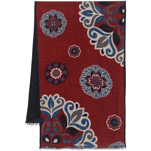 Dell'oglio foulard a fiori - blu