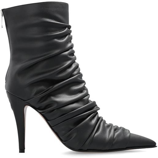 Alexander McQueen stivali birdee 110mm - nero