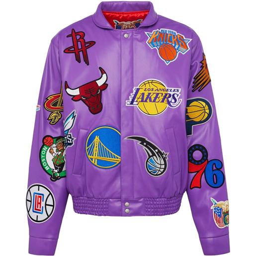 Jeff Hamilton giacca collage x nba - viola