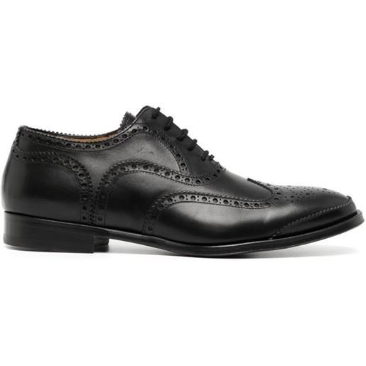 Alexander McQueen brogues in pelle - nero