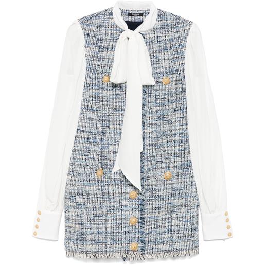 Balmain abito corto - blu
