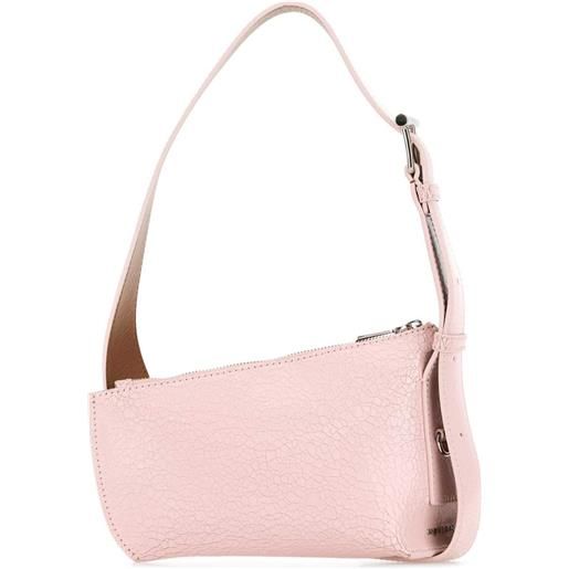 Alexander McQueen borsa sling a tracolla t-bar - rosa