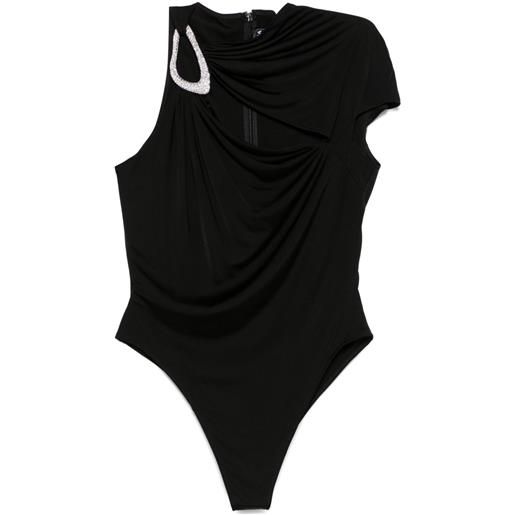 David Koma body con fibbia - nero