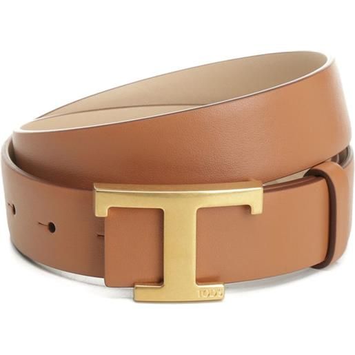 Tod's cintura reversibile con fibbia - toni neutri