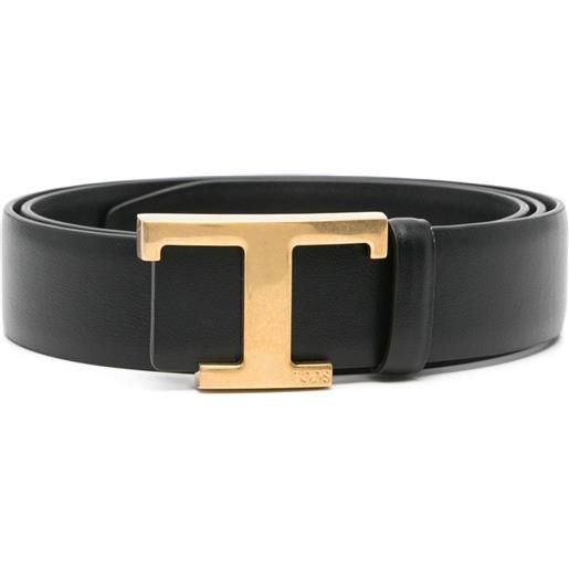 Tod's cintura t timeless reversibile - nero