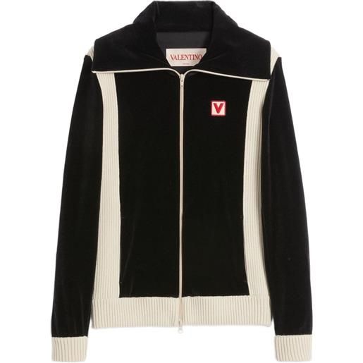 Valentino Garavani felpa con applicazione chez valentino - nero
