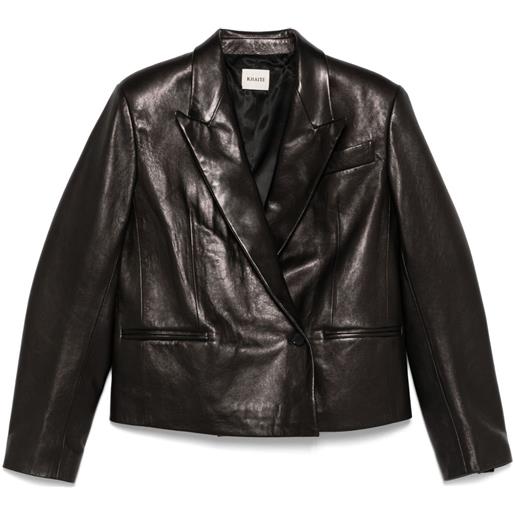 KHAITE blazer tonni - nero