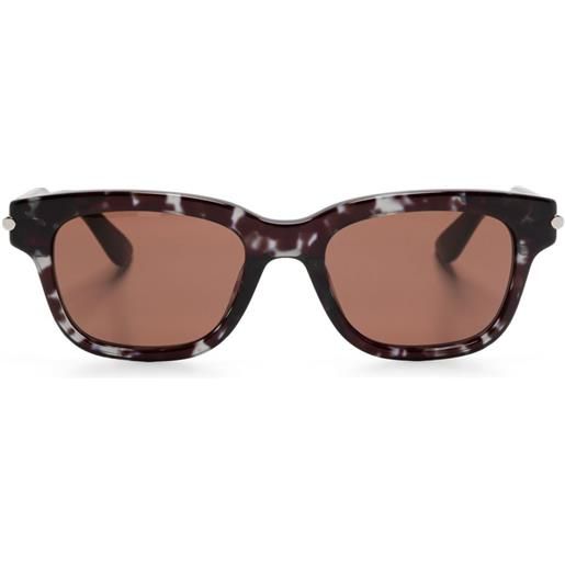 Alexander McQueen Eyewear occhiali da sole city t-bar - grigio