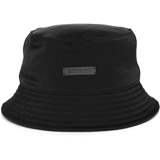 Fear Of God cappello bucket con applicazione - nero